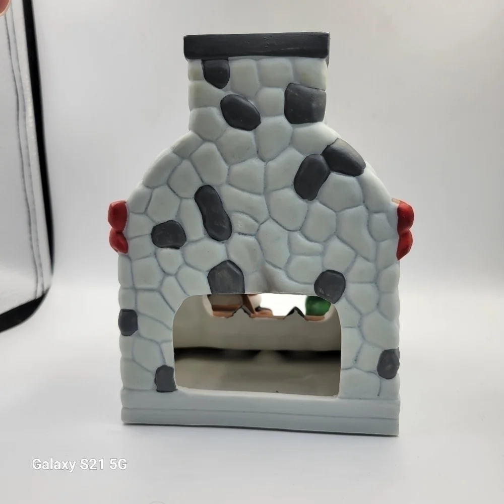 PartyLite fireside santa